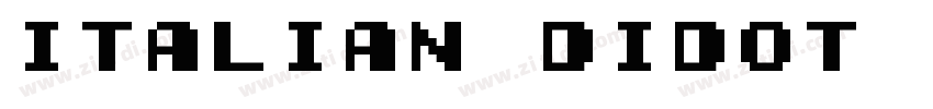 Italian Didot Regul字体转换